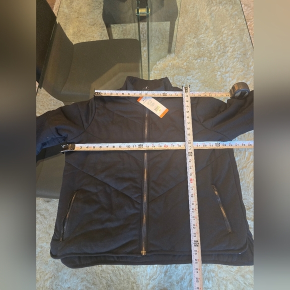 Three Dots Women's Black Polyester Long Sleeve Full Zip Front Casual Jacket 2XL - Picture 12 of 13